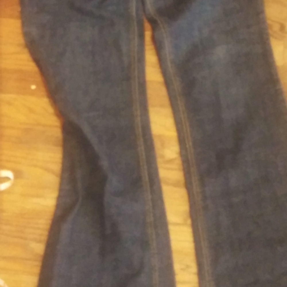 Dark wash boot cut jeans